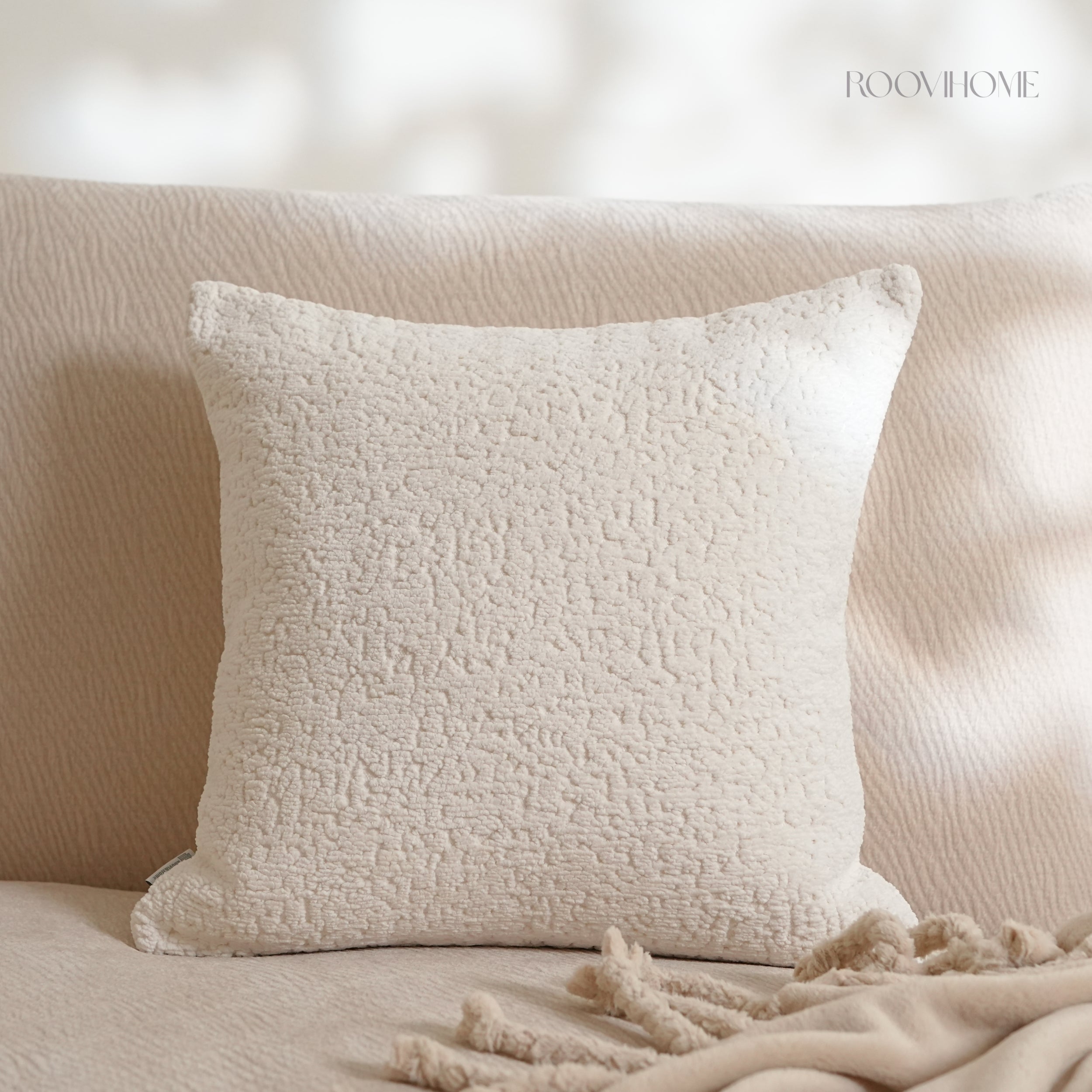 Creamy Cloud Bouclé Cushion