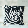 Leaf Shadows Tufted Cushions with Tassels