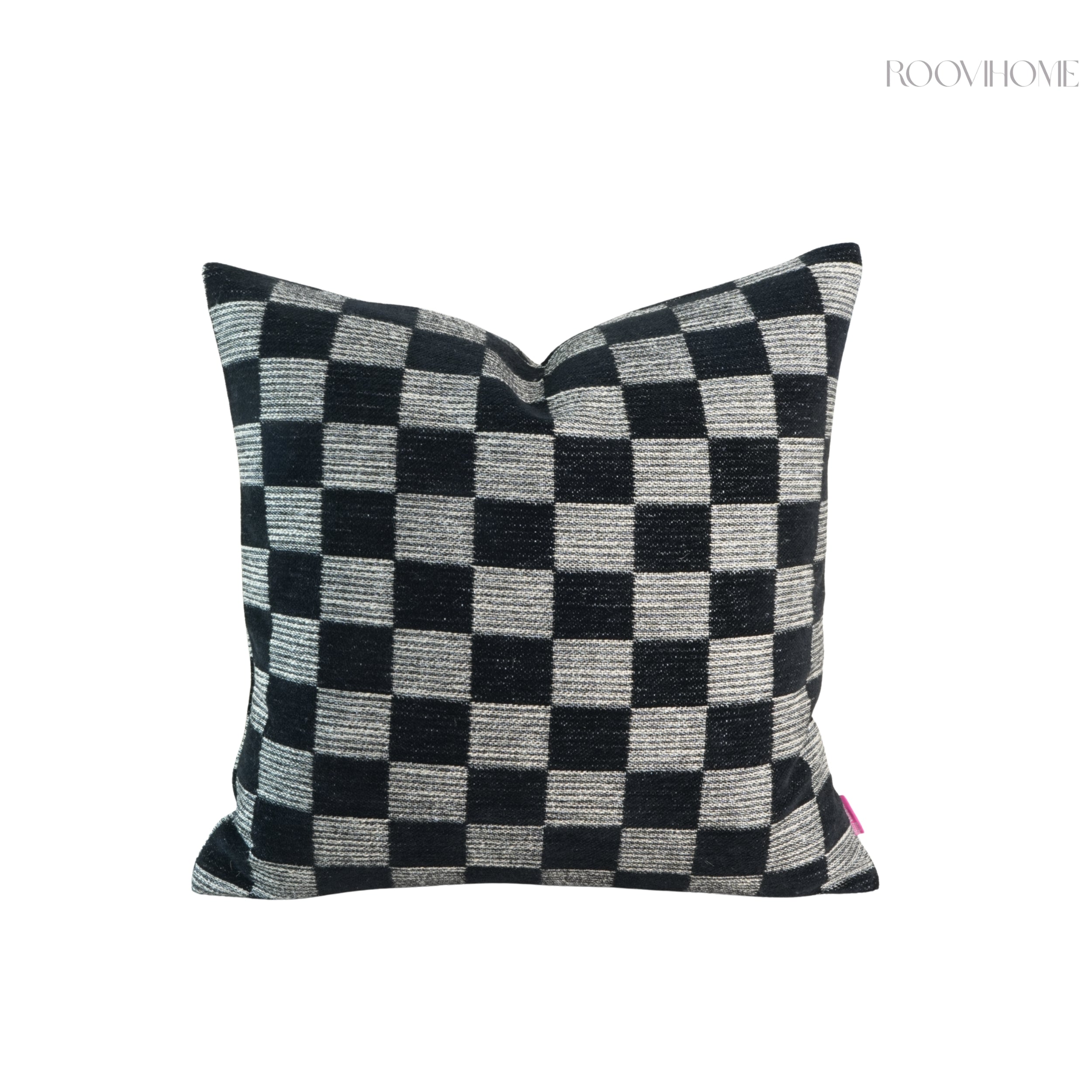 Retro Checkered & Floral Cushions