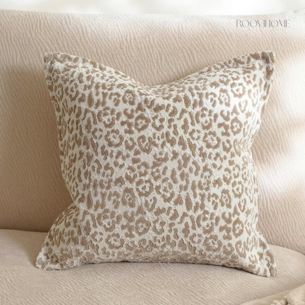 Wild Nature Leopard Velvet Cushions