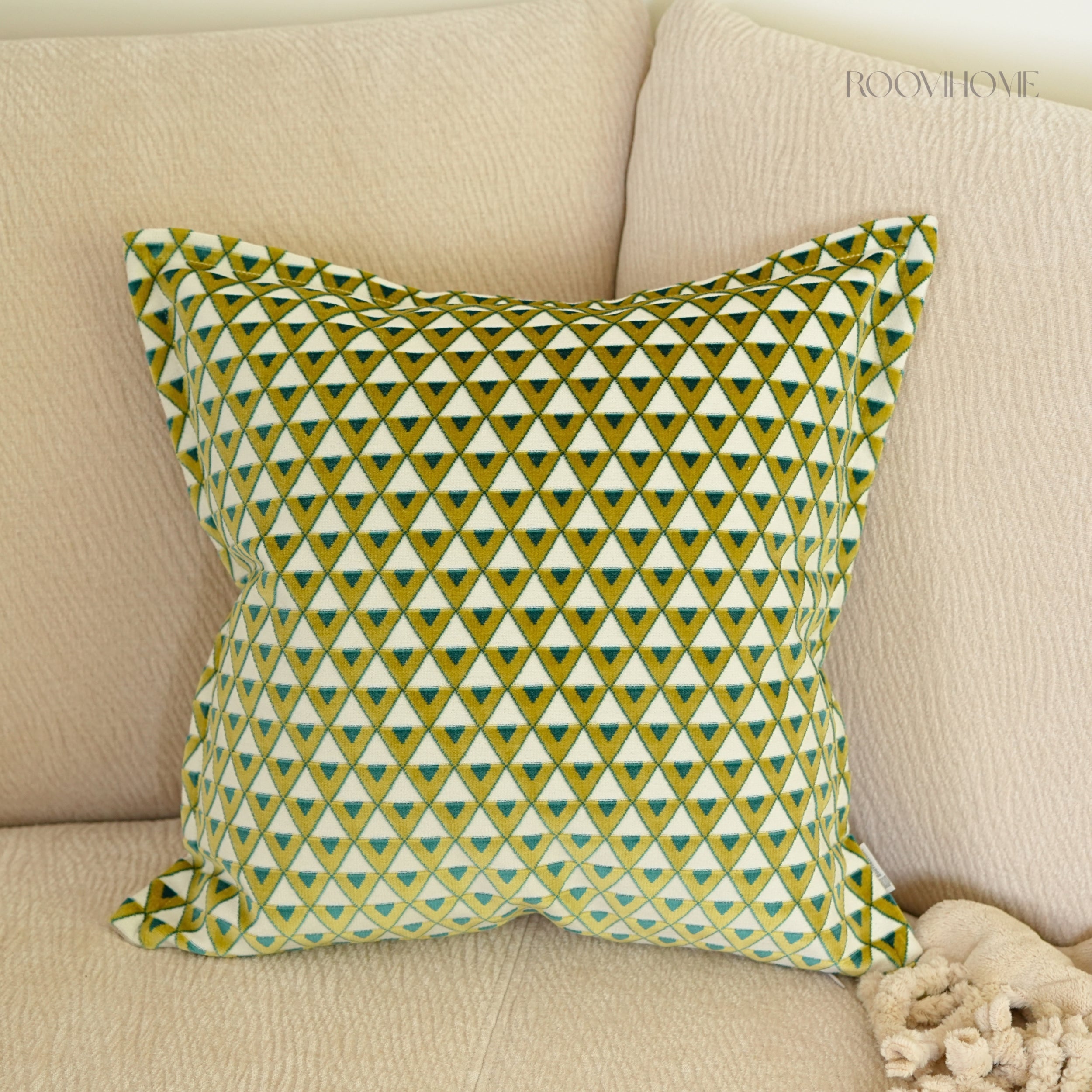 Geometry Rhythm Velvet Decorative Cushions