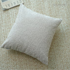 Solid Earthy Tone Teddy Bouclé Decorative Cushions