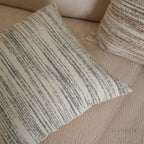 Muted Field Striped Cushion