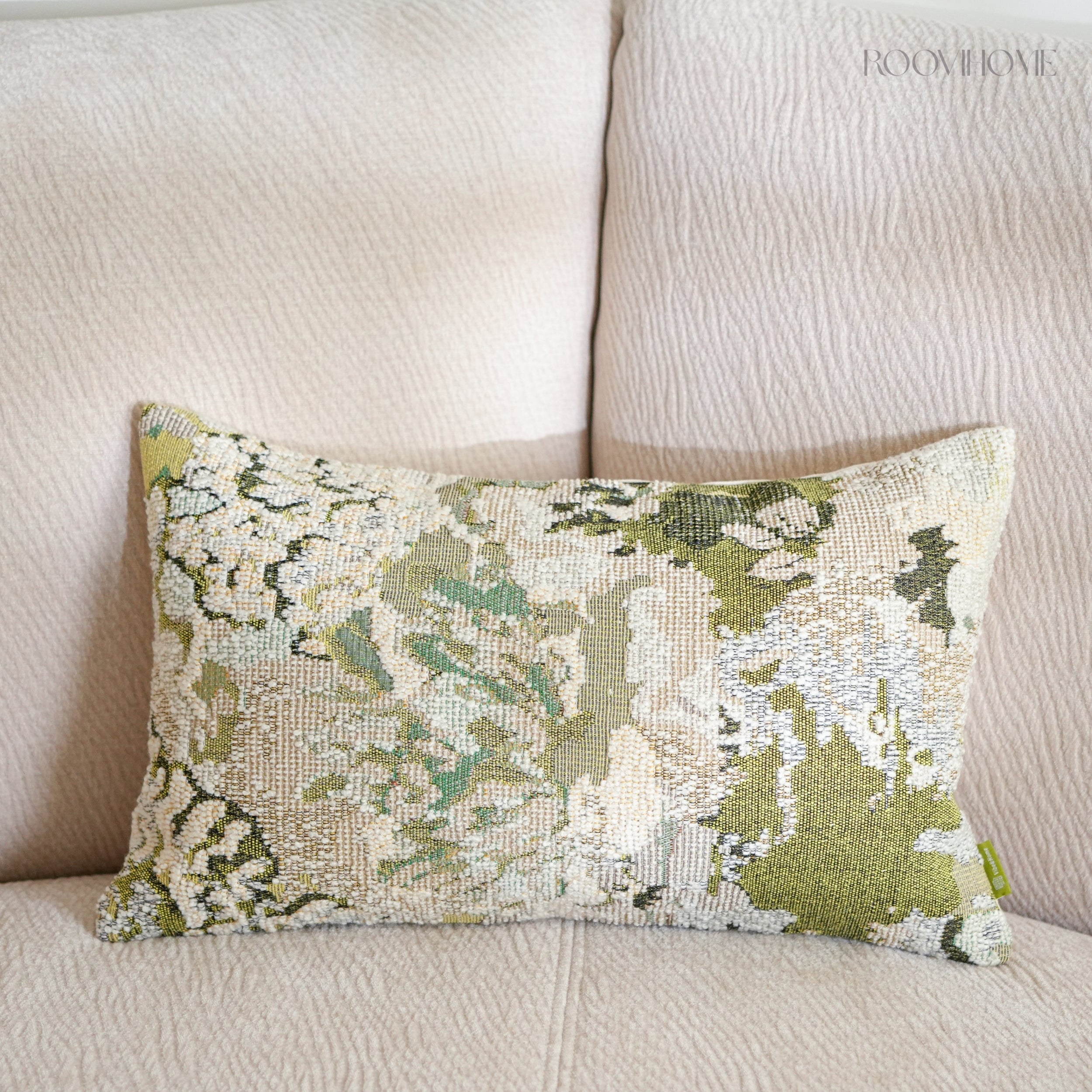 Art-Inspired Abstract Landscape Cotton-Linen Blend Cushions