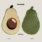 Fruit-Shaped Towel Embroidered Cushion