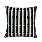 Modern Retro Raised Stripe Embroidered Cushions