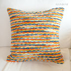 Chic Bazaar Colorful Bouclé Cushions with Tassels