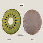 Fruit-Shaped Towel Embroidered Cushion