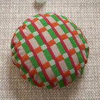 Plaid Moments 70s Modern Retro Checkered Towel Embroidered Cushions