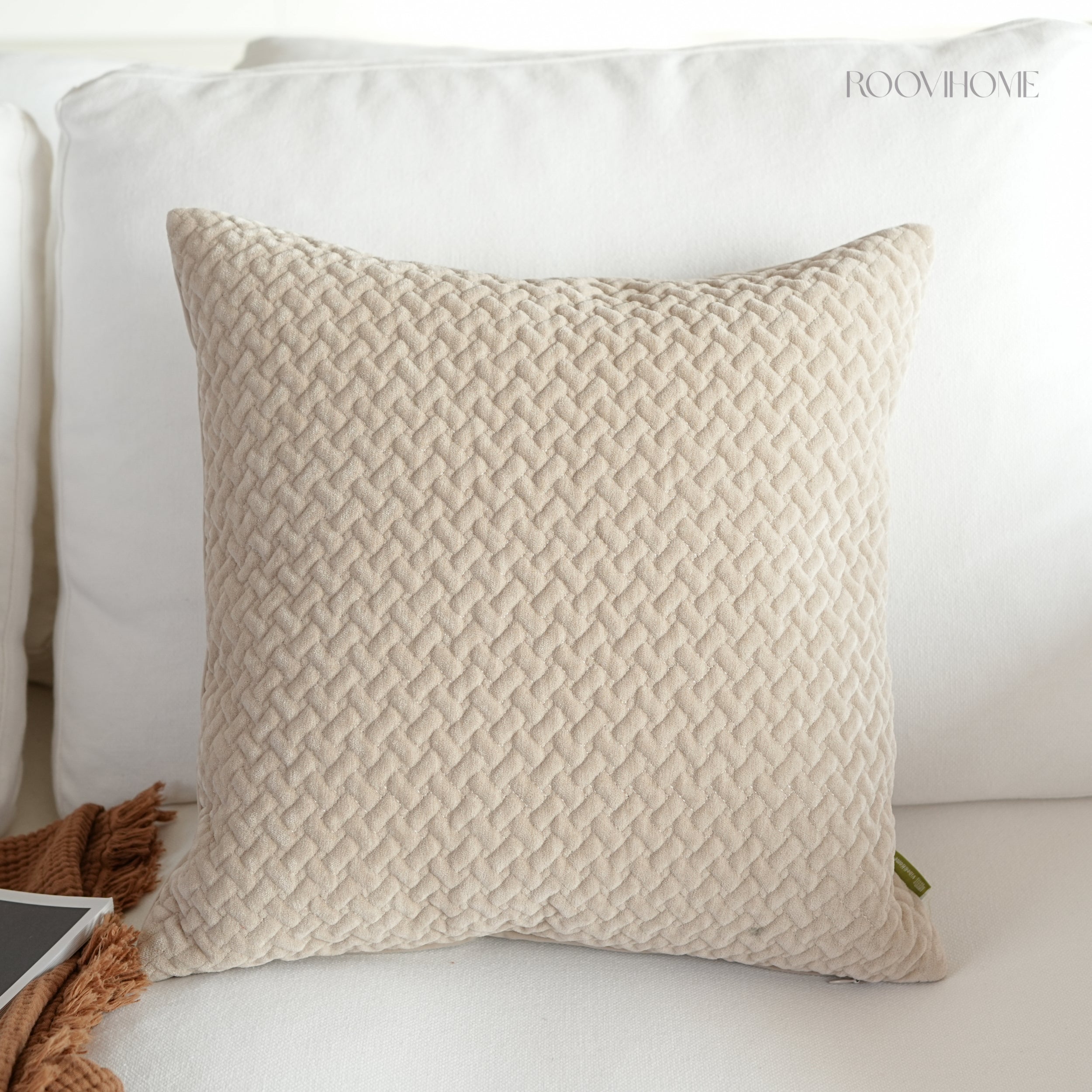 Modern Tale Embroidered Cushion