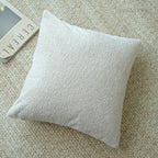Solid Earthy Tone Teddy Bouclé Decorative Cushions