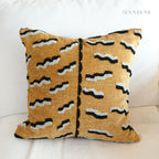 Soft Territory Playful Tiger 3D Embroidered Cushions