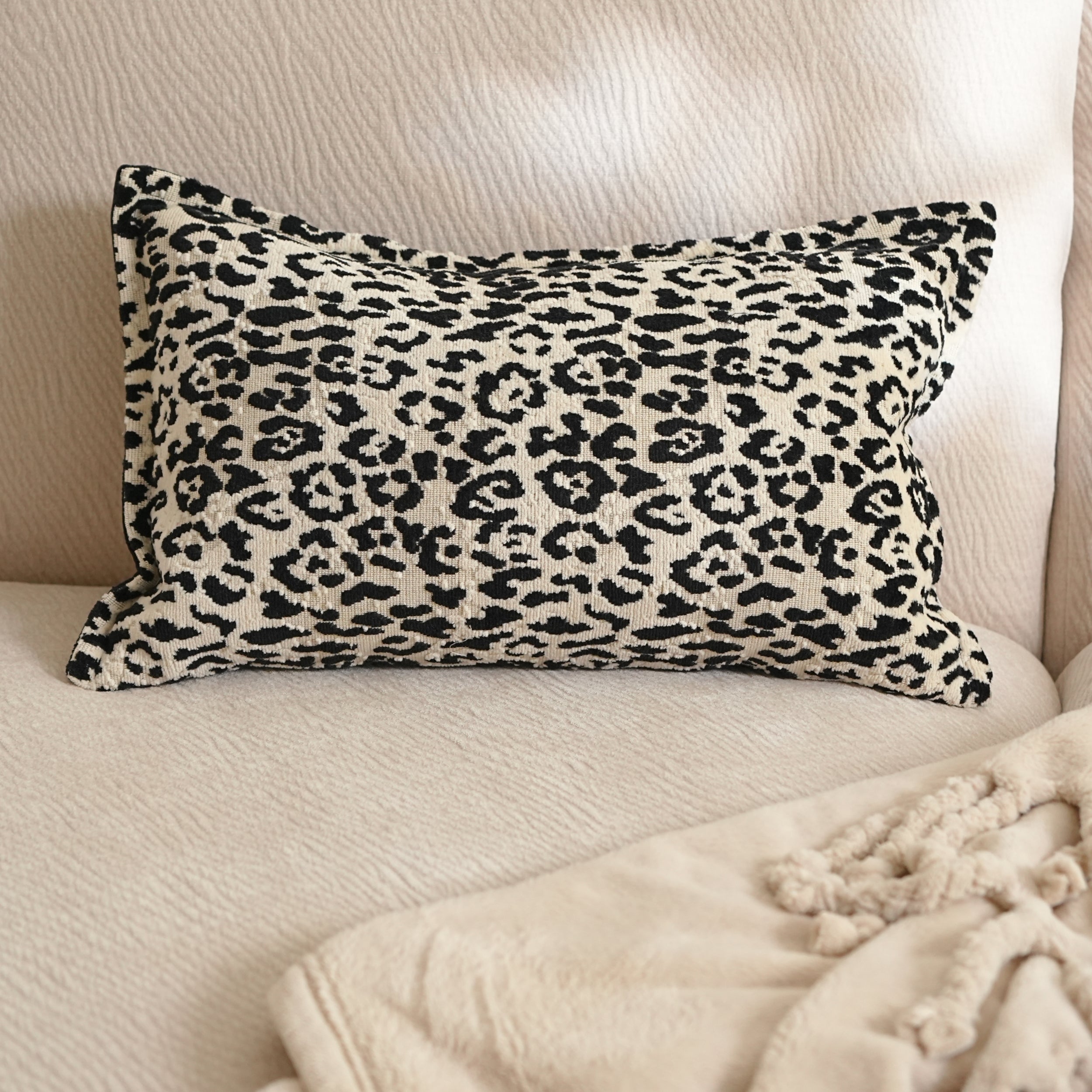 Wild Nature Leopard Velvet Cushions