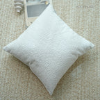Solid Earthy Tone Teddy Bouclé Decorative Cushions
