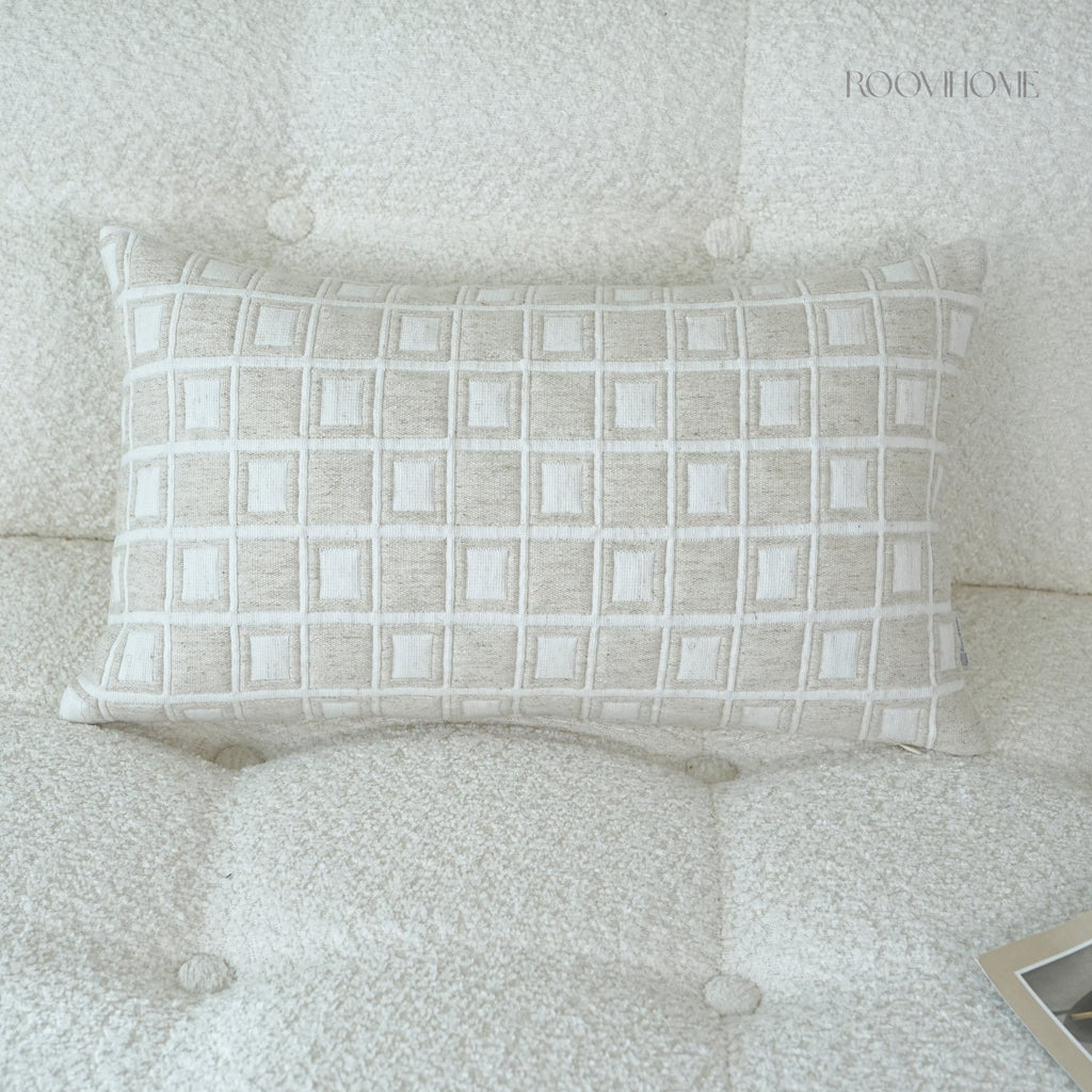 Dimensional Comfort Geometric Embossed Quilted Cushions