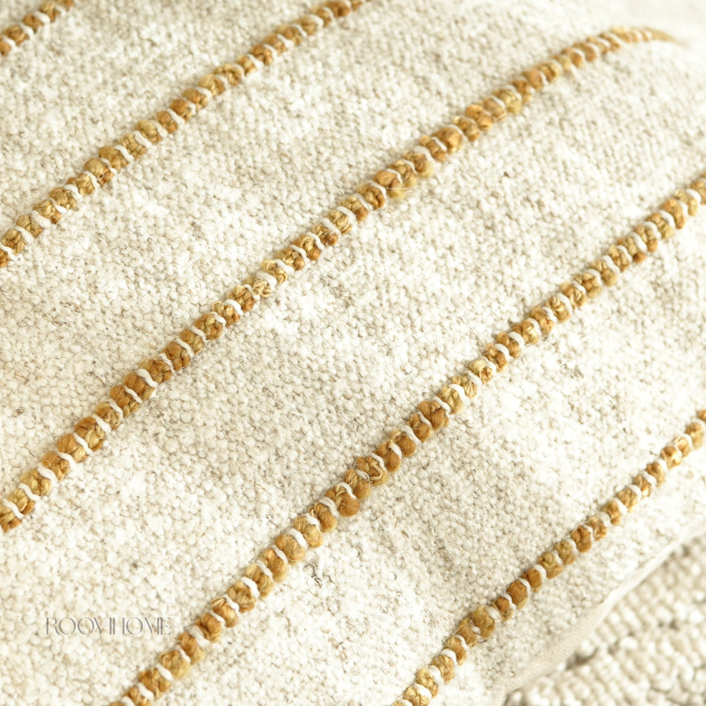 Raw Stripes Cotton-Linen Blend Cushions