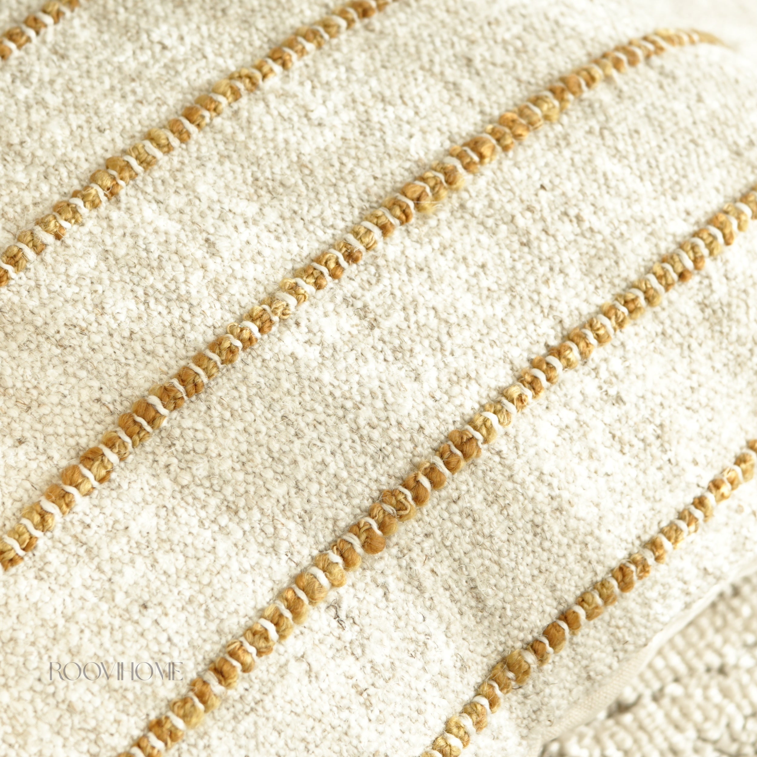 Raw Stripes Cotton-Linen Blend Cushions