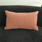 Mocha Weave Quilted Soft Chenille Decorative Cushions