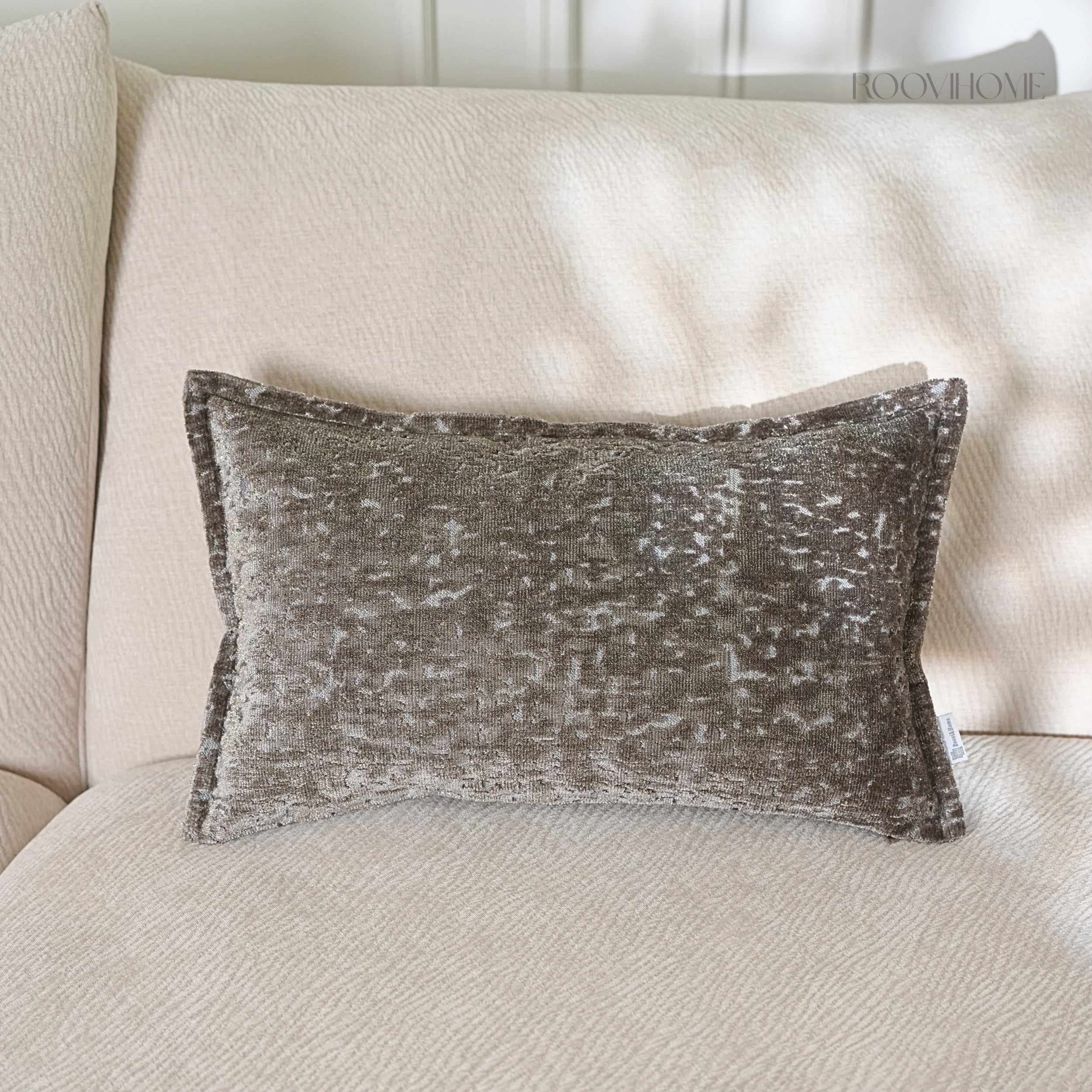 Velvet Eclipse Shimmer Textured Decorative Cushions