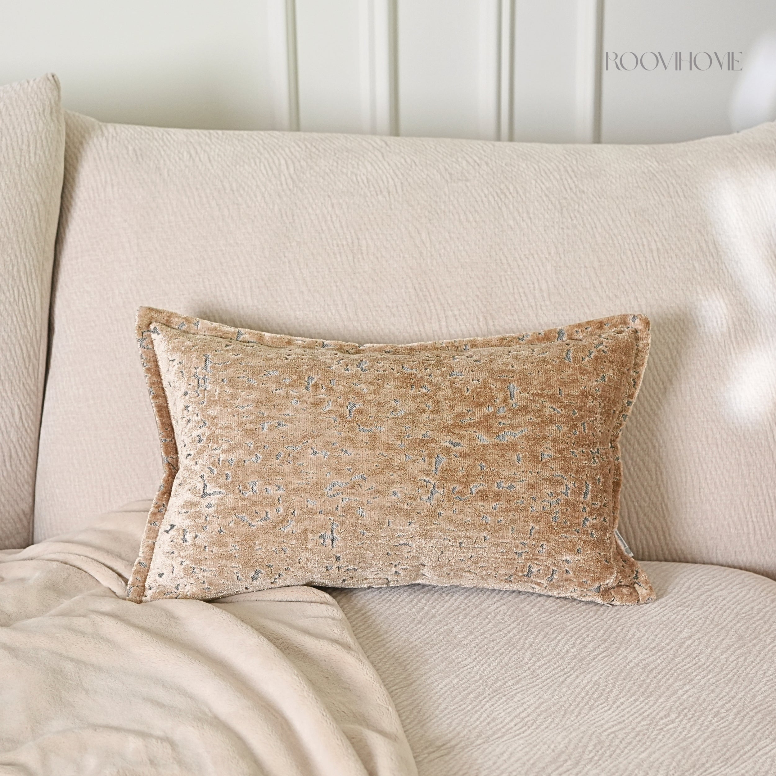 Velvet Eclipse Shimmer Textured Decorative Cushions