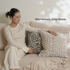 Wild Nature Leopard Velvet Cushions