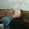 Vintage Tone Lustre Velvet Textured Cushions