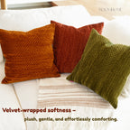 Velvet Aura Quilted Cushions