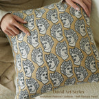 David Statue Modern artistic Decorative Cushions