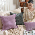 Mellow Touch Chenille Solid Textured Cushions