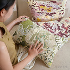 Art-Inspired Abstract Landscape Cotton-Linen Blend Cushions