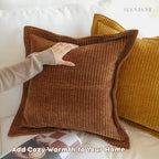 Wide Edge Cozy Corduroy Cushions