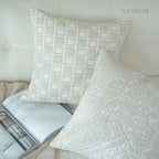 Dimensional Comfort Geometric Embossed Quilted Cushions