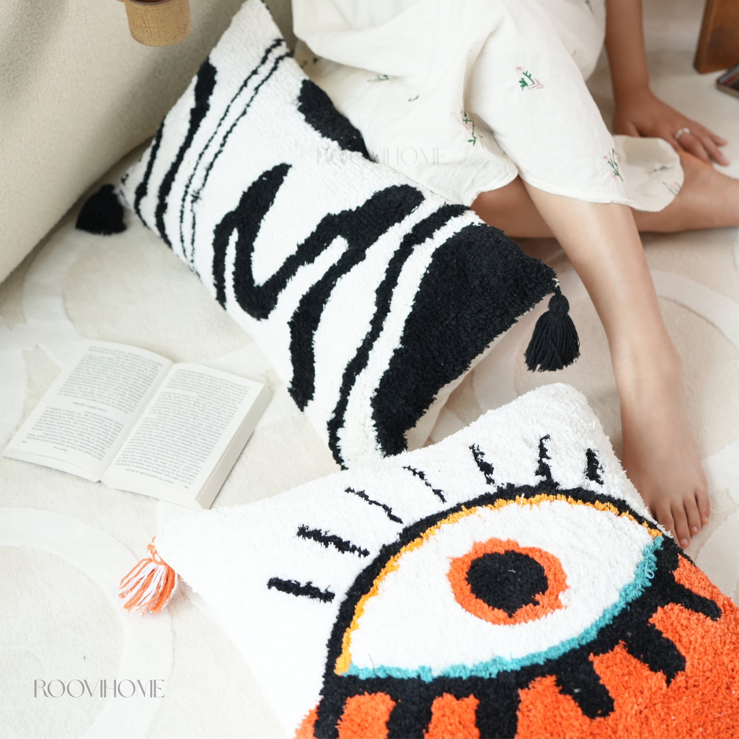 Pop Art Series • Curated Tufted Cushion Combo