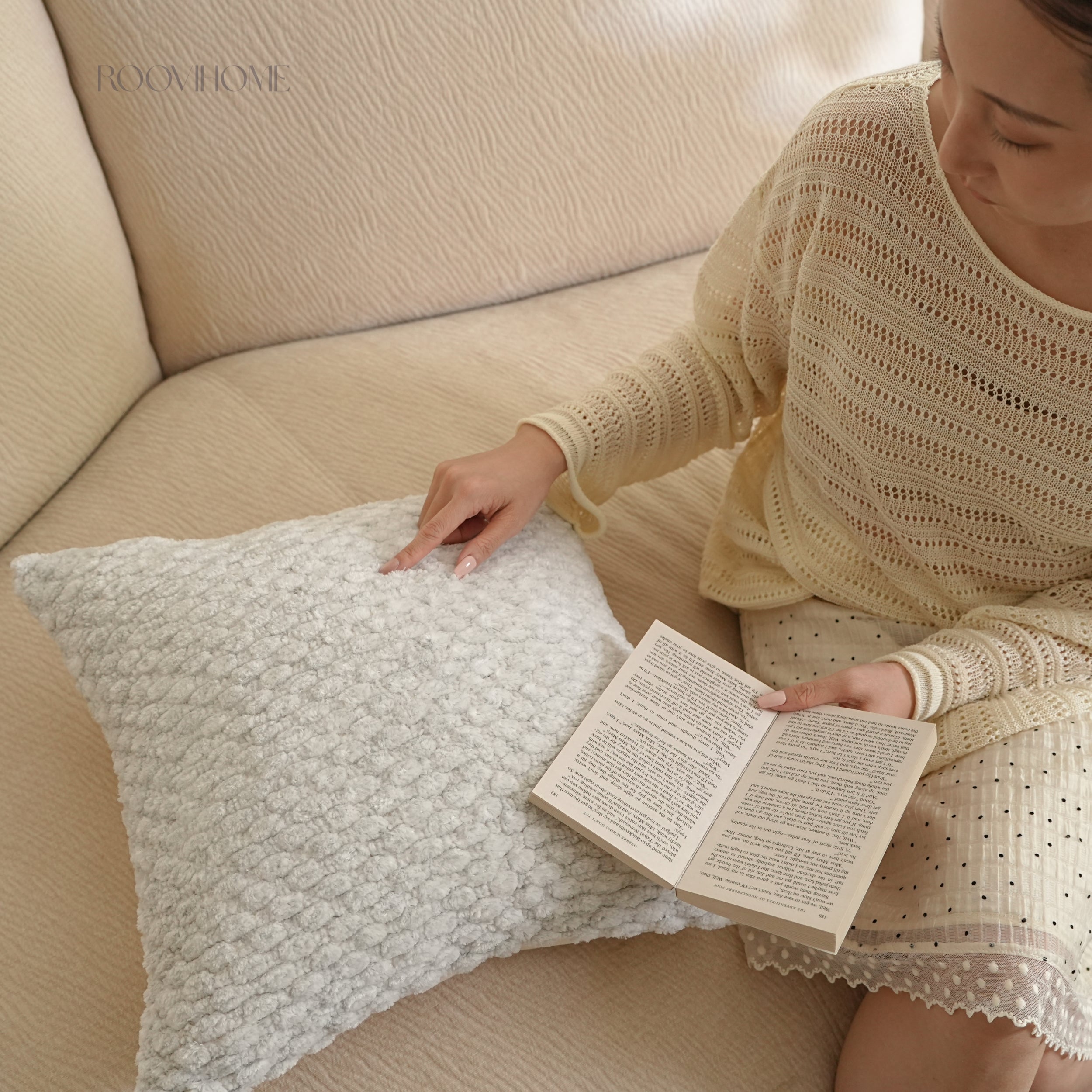 Cozy Chunky Shaggy Boucle Cushions