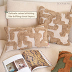 Softlight Chapter Muted Tone Geometric Tufted Cushions