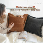 Wide Edge Cozy Corduroy Cushions