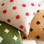 Embroidered Playful Motif Cushion