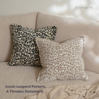 Wild Nature Leopard Velvet Cushions