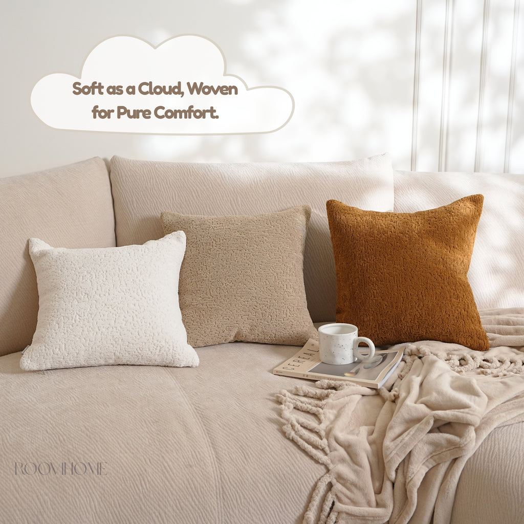Creamy Cloud Bouclé Cushion
