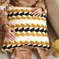Mid-century Modern Geometric Embroidery Cushions
