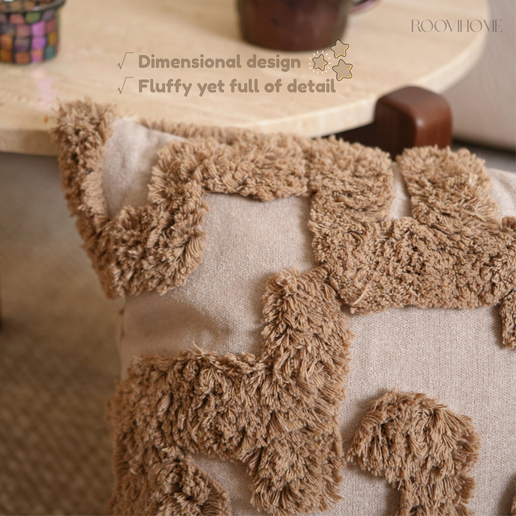 Softlight Chapter Muted Tone Geometric Tufted Cushions