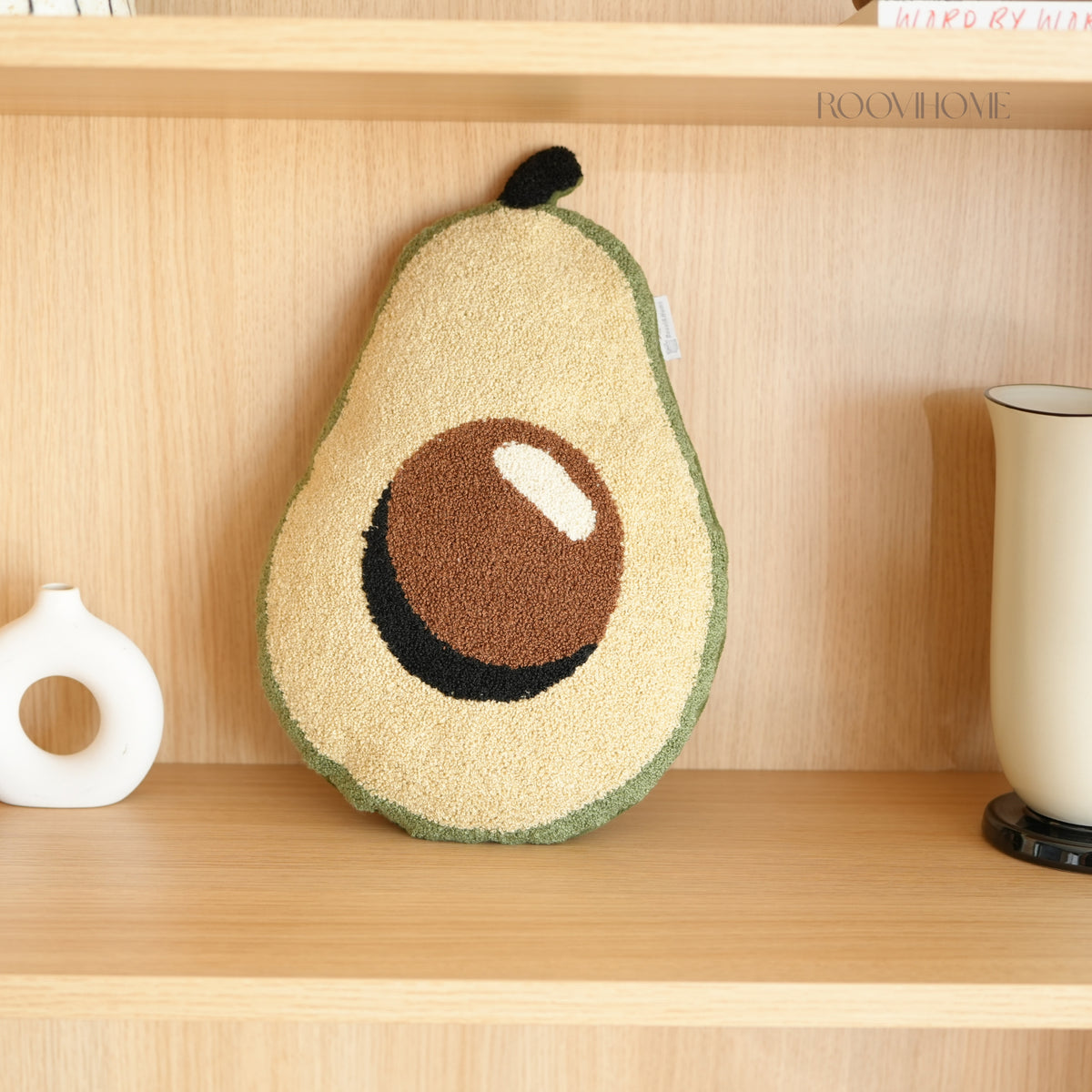 Fruit-Shaped Towel Embroidered Cushion