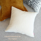 Ivory & Black Leopard Embroidery Cushion