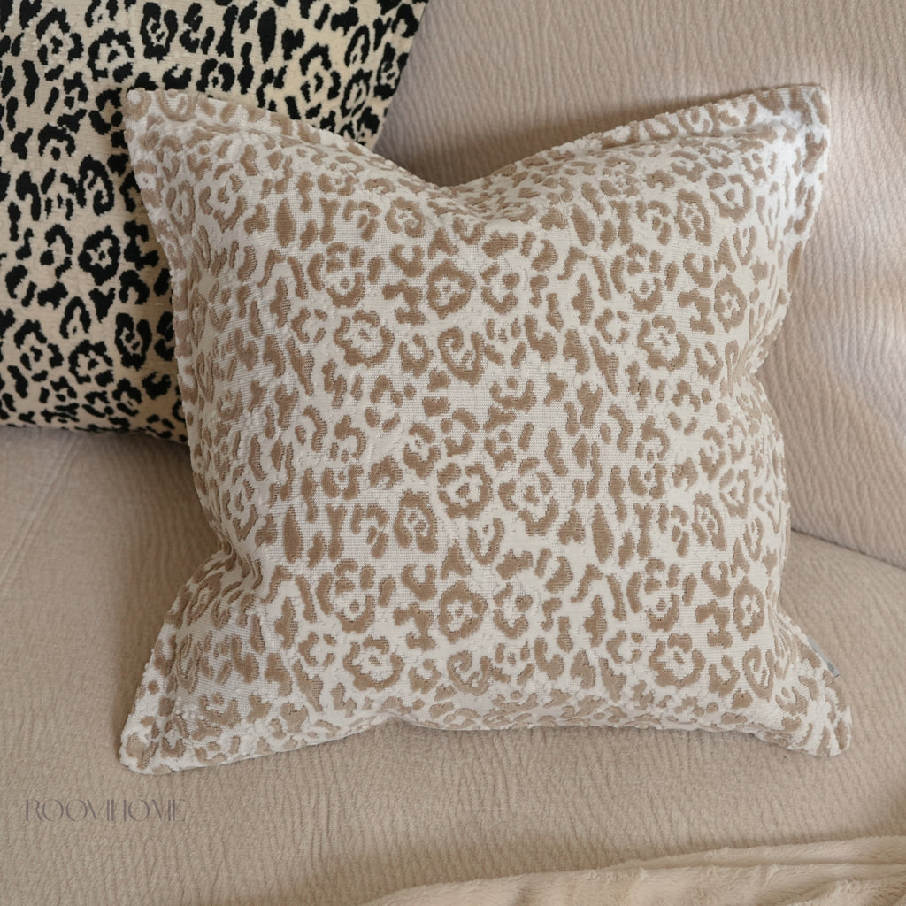 Wild Nature Leopard Velvet Cushions