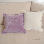 Mellow Touch Chenille Solid Textured Cushions