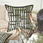 Mid-century Modern Geometric Stripes Decorative Cushions