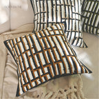 Mid-century Modern Geometric Stripes Decorative Cushions