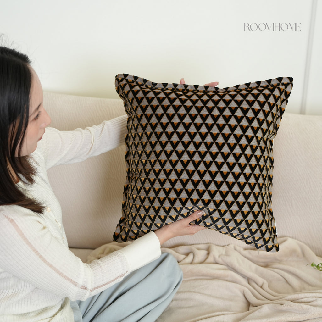 Geometry Rhythm Velvet Decorative Cushions