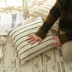 Raw Stripes Cotton-Linen Blend Cushions