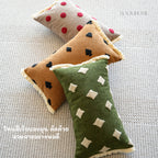 Embroidered Playful Motif Cushion